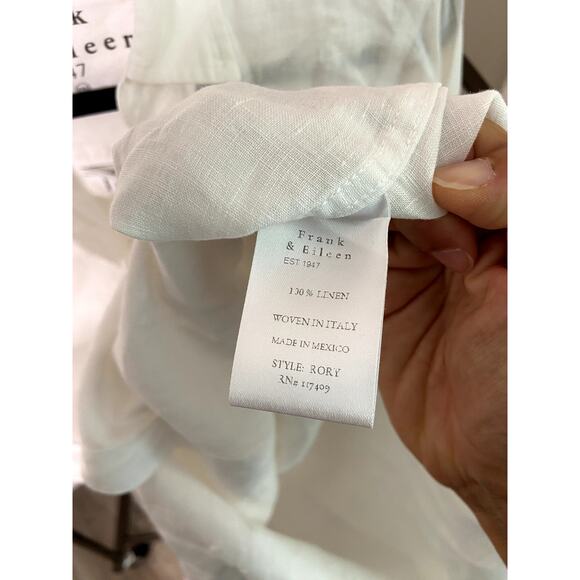 Frank and Eileen Rory Shirt Dress Linen size XXS - Picture 5 of 6